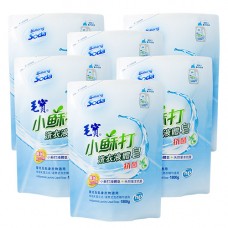 【毛寶】小蘇打草本抗菌洗衣液體皂1800g-補充包 x6